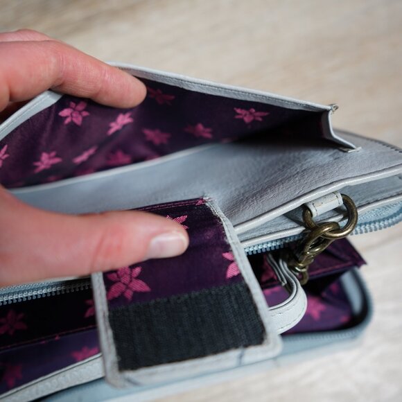 Anuschka Organizer Wallet Small Crossbody Bag - Picture 7 of 7